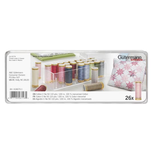 Gütermann 26 Spool Cotton C Ne 50 Box